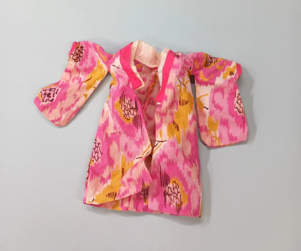 Vintage Vogue Dolls Ginny Doll Pink Kimono Jacket Tagged